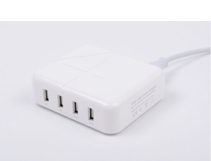 30W Rapid 4 Port USB Hub Charger Desktop Portable Charger